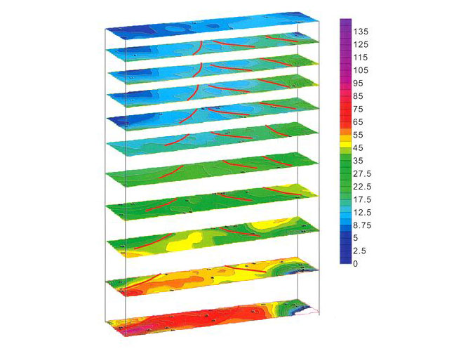 断层探测三维图